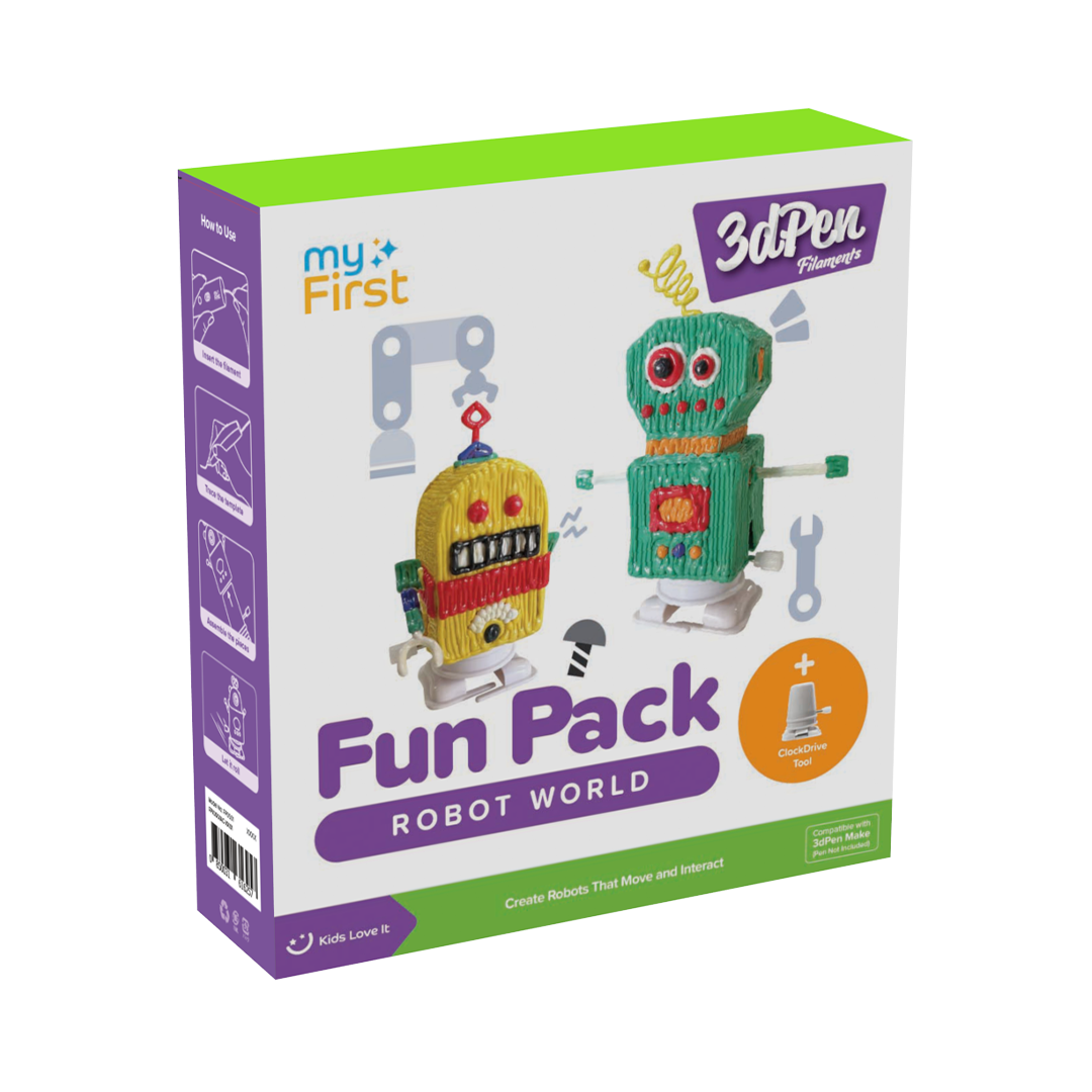 خيوط myFirst Fun Pack لقلم الطباعة ثلاثي الأبعاد 3dPen Make