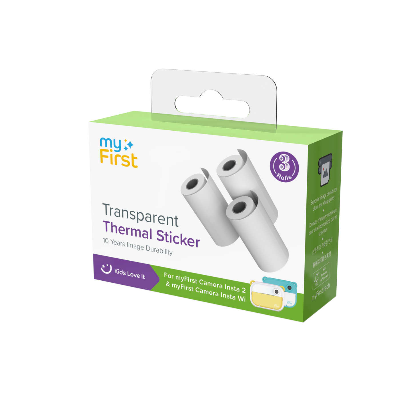 myFirst ملصق حراري لكاميرا شفاف 2.0