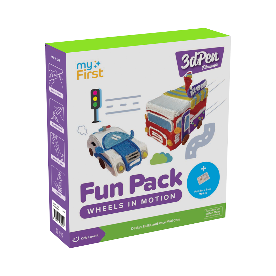 خيوط myFirst Fun Pack لقلم الطباعة ثلاثي الأبعاد 3dPen Make