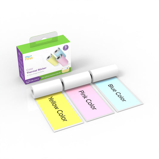 myFirst ملصق حراري لكاميرا بالألوان