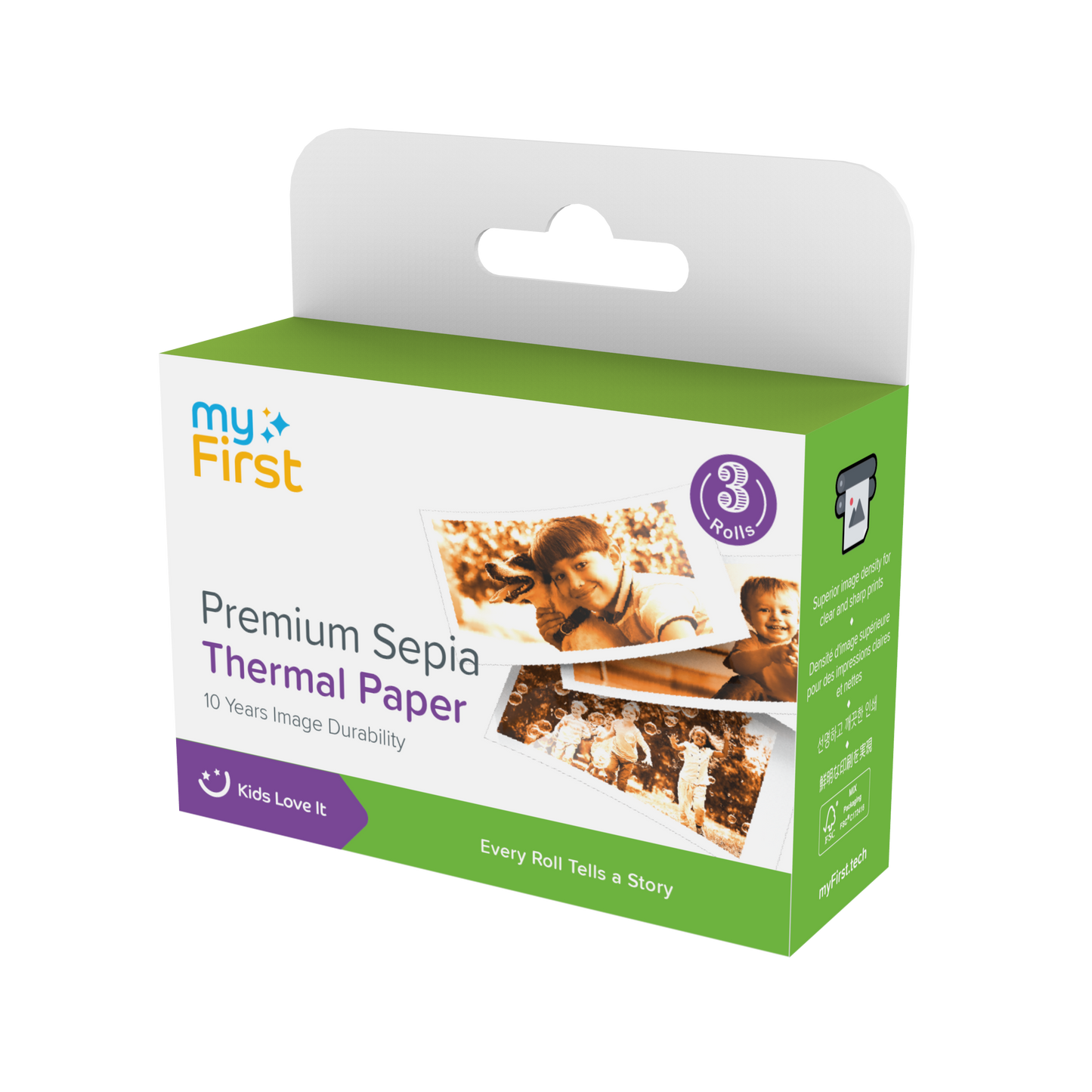 ورق حراري فاخر بدرجة سيبيا لكاميرا myFirst Camera Insta 20